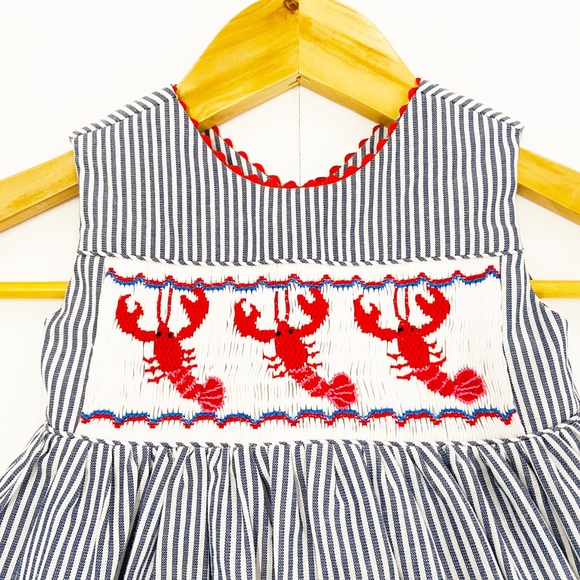 NWT Smocked Crab Dress - Picture 3 of 8